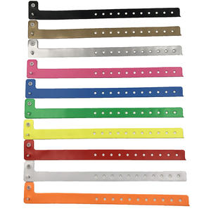 Pulsera de identificación de vinilo/<span class=keywords><strong>PVC</strong></span> impermeable promocional pulsera de vinilo desechable de plástico personalizada para eventos - Product Image 1