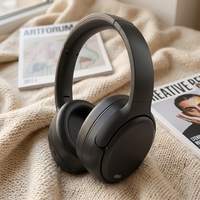 J&Y Wearable Foldable Wireless untuk Headphone Over-Ear Peredam Kebisingan 5.4, Latensi Rendah, Waktu Putar 30 Jam, Garansi 1 Tahun untuk Ponsel