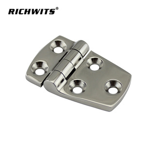 Charnière trapézoïdale en acier inoxydable RICHWITS 38x57mm, charnière industrielle pour meubles à montage en surface - Product Image 1