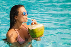 Pailles en PLA noires, pliables, flexibles, avec cuillère intégrée, conformes aux normes FDA et LFGB, compostables, logo personnalisé imprimé - Product Image 5