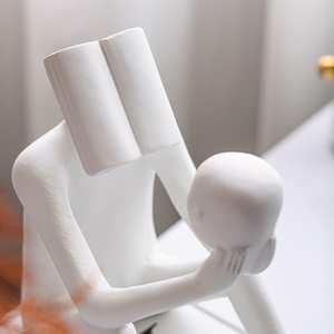 Nhà Máy Bán buôn trắng ngồi Thinker trang trí nội thất nhà máy thiết kế trang trí nội thất bán buôn trang trí nội thất - Product Image 4