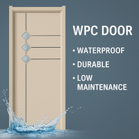 Porte moderne en WPC Belson, imperméable, insonorisée, écologique, résistante aux insectes, pour appartement de luxe, bureau, villa, hôtel, école
