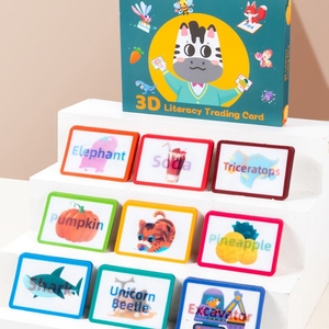 Le prime parole inglesi per imparare ragazzi e ragazze giocattolo le mie prime schede Flash 3d carte cognitive - Product Image 6