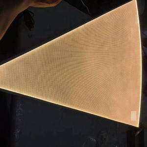 Rétroéclairage LED LGP à faible consommation d'énergie avec points laser et PMMA ignifuge pour panneaux de commande d'appareils de cuisine - Product Image 2