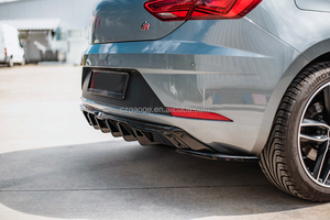 Diffuseur arrière de voiture en ABS noir brillant personnalisé en usine pour Seat Leon Cupra/FR 3F 2016 2017 2018 2019 - Product Image 5