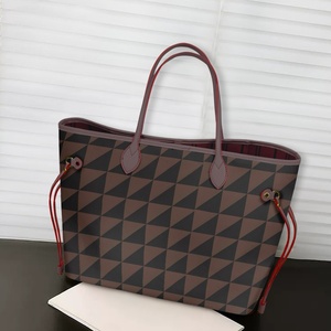 Tas jinjing kulit coklat kebesaran wanita, tas belanja tas tangan Travel dompet genggam untuk wanita dompet dan tas tangan mewah 2024 - Product Image 2