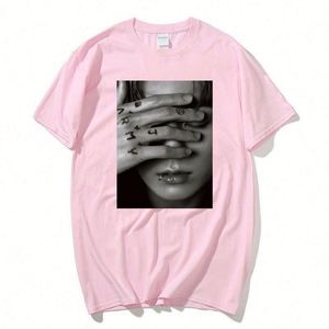 High Quality Cotton Unisex <b>T</b>-Shirt Men's Short Sleeve Casual Streetwear with Logo Printing Customizable Large Size - Product Image 3