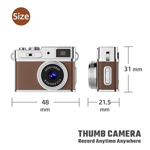 Mini-Schlüsselanhänger-Kamera 12MP Mini-Daumengröße Kamera-Schlüsselanhänger, Unterstützt 512G 0,96'' Mikro-Digitalvideokamera <span class=keywords><strong>Camcorder</strong></span> - Product Image 6