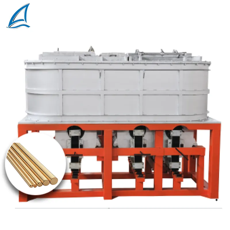 Energy-saving Industrial Copper Rod Melting Customized Brass Induction Furnace