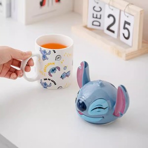 Taza <span class=keywords><strong>de</strong></span> Café <span class=keywords><strong>de</strong></span> Cerámica con Diseño <span class=keywords><strong>de</strong></span> <span class=keywords><strong>Stitch</strong></span> <span class=keywords><strong>de</strong></span> Dibujos Animados, Diseño 3D <span class=keywords><strong>de</strong></span> Cabeza <span class=keywords><strong>de</strong></span> Ángel <span class=keywords><strong>de</strong></span> <span class=keywords><strong>Stitch</strong></span>, 350 ml, Grande, Creativa, para Navidad, Año Nuevo, Día <span class=keywords><strong>de</strong></span> San Valentín - Product Image 3