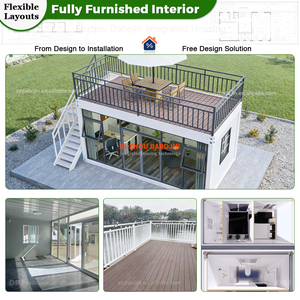 Casa Contenedor Modular Prefabricada de 40 Pies, Expandible, con Estructura de Acero, Portátil, Plegable, Elegante, con Barra de <span class=keywords><strong>Bar</strong></span> - Product Image 3