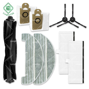 Accessoires de rechange pièces brosse de bord principal filtre Hepa chiffon de vadrouille adapté pour <span class=keywords><strong>Ultenic</strong></span> D7 / Proscenic m8 pro Robot aspirateur - Product Image 1