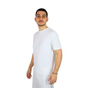 T-shirt pour homme blanc 25S27TG style basketball, vêtements décontractés - Product Image 2
