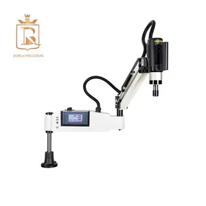Máquina de roscado eléctrica, herramienta de roscado de pantallas táctiles multidirecciones de 360 grados, M6-M36