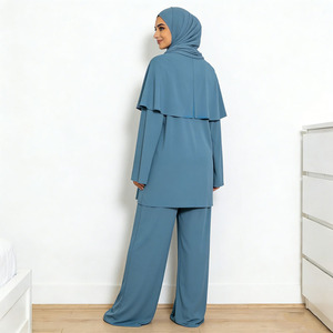 High Quality Modest Swimwear Women Muslim Long Sleeve Burkini 3 Pieces Summer Suit - Product Image 4