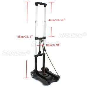 Carretilla Plegable de Alta Resistencia de 40 kg, Carro de Mano Plegable, Carretilla de Viaje, Carrito de Compras, Carro Portátil para Uso Doméstico - Product Image 5