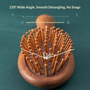 Oferta Especial: Peine Clásico y Moderno para la Prevención de la Caída del Cabello, Peine de Salón con Cojín de Aire, Peine de Madera de Sándalo para Masaje del Cuero Cabelludo y Meridianos - Product Image 6