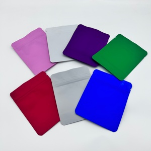 Trống Đồng Bằng Túi Không Thường Xuyên Hình Tròn Túi Nhựa Bao Bì Chết Cắt Với Dây Kéo Nhôm Lá Mùi Bằng Chứng 3.5G Mylar Túi - Product Image 5