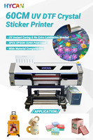 Impresora UV DTF HYCAN Nueva con Capacidad de 60 cm para Transferencia de Película AB en Vidrio/Metal/Plástico, Impresora de Etiquetas A1