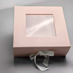 Luxury Folding Cardboard Gift <b>Box</b> Ribbon Custom Logo Luxury Magnetic Collapsible Design for <b>Clothes</b> UV Coating Embossing Sponge - Product Image 6