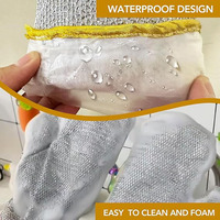 Esun Gants de nettoyage ménager polyvalents en fil métallique anti-rayures pour usage humide et sec