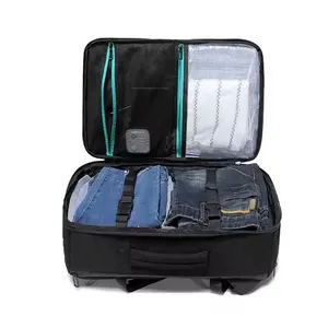حقيبة ظهر ذكية للرجال مناسبة للسفر مقاس 15.6 بوصة و16 بوصة تُحمل على الظهر مناسبة للعمل مزودة بمنفذ للشحن USB