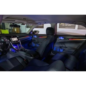 Kit d'éclairage d'ambiance ICarsin 128 couleurs pour FK_ 2016-2021 RHD/LHD, éclairage LED intérieur, contrôle par application, 6-16V, mise à niveau de garniture - Product Image 5