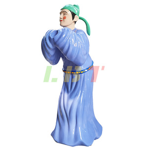 Escultura de Figura Antigua de Fibra de Vidrio Libit, Decoración Artística Hecha a Mano para Restaurantes al Aire Libre, Estatua para Bienvenida en Tiendas y Paisajismo - Product Image 5