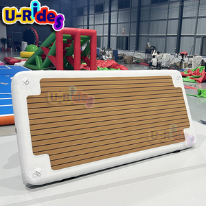 Tùy chỉnh Inflatable máy bay phản lực trượt tuyết nổi Dock nền tảng nước đi-ons vui vẻ nổi Dock cho nước vui chơi giải trí - Product Image 3