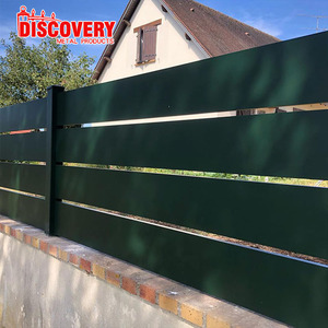 Chất lượng hàng đầu biệt thự Dễ dàng cài đặt cửa trượt hàng rào tùy chỉnh nhôm bài hàng rào hệ thống cửa hàng rào lưới mắt cáo cửa - Product Image 6