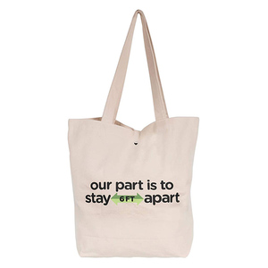 Sac fourre-tout en toile de coton recyclé, uni, économique, écologique, personnalisable (ODM/OEM) avec logo, fermeture à bouton, plusieurs tailles - Product Image 2