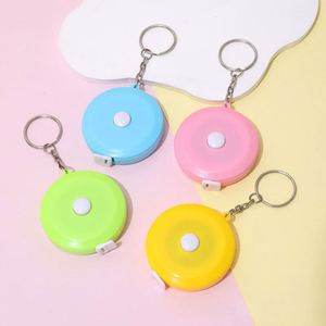 Ruban à mesurer personnalisé avec logo pour mesures corporelles et perte de poids, longueur 150 cm, avec porte-clés promotionnels - Product Image 4