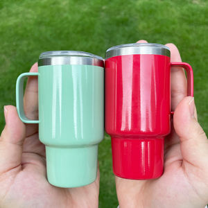 แก้วไม่มีหูจับพิมพ์ลายขนมมาการองสีระเหิดสูญญากาศแก้วทัมเบลอร์3ออนซ์พร้อมที่จับสำหรับวิสกี้เตกีล่าวอดก้า - Product Image 2