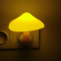 Veilleuse LED sans fil avec contrôle du capteur de champignon directement branchable Lampe de chevet pour chambre à coucher à usage résidentiel
