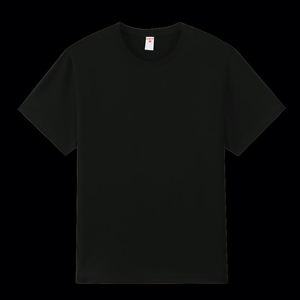 Design 100% Cotton Tshirts Plain Black Dtg Printing Solid Pattern Custom Plain Black T Shirts Wholesale Manufacturers China - Product Image 1
