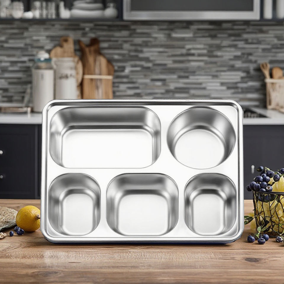 SUS304 Stainless Steel Rectangle Single Tier Food Grade Stackable Rice ...