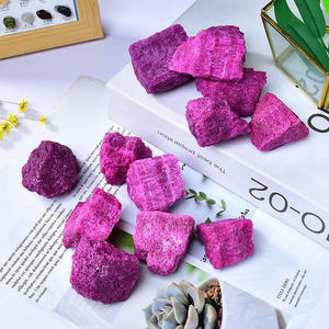 Batu Kristal Alami Ruby-korundum Berkualitas Tinggi, Batu Permata Kasar Merah Besar untuk Penyembuhan - Product Image 1