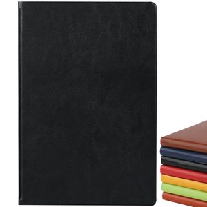 Cahier en PU cuir souple brosse couleur Journal cahiers fabricant impression Spray Edge Ledger Business Diary - Product Image 3