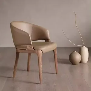 Luxury Italian Minimalist Modern Furniture Restaurant Coffee Shop Simple Dining Chairs