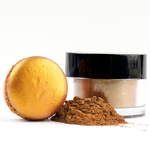 食用ラスターダスト、ゴールドE171フリー、ハラール認証、ケーキ、フォンダン、ベーカリーデコレーション、ドリンク材料用のメタリック顔料 - Product Image 2