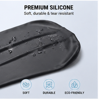 Nouveau Bonnet de Bain en Silicone Extra Large 2026, 100% Imperméable, Doux, Très Élastique, Protection des Oreilles pour Cheveux Longs