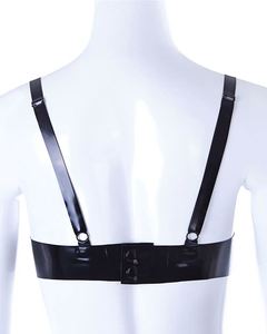Bra Wanita Mode karet lateks Cup 1/4 hitam - Product Image 3