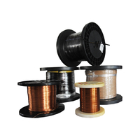 Fil rond émaillé isolé en cuivre massif de 0,5 mm, fabriqué en Chine, pour bobine vocale de haut-parleur, micro-transformateur ou bobine de capteur