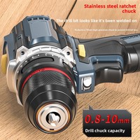 Perceuse et visseuse à chocs sans fil de qualité industrielle 16,8 V avec support OEM, batterie 2,5 Ah, couple de 80 N.m