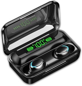 Hot Sale <b>Wireless</b> Earphones F9-5 Music Earphones TWS Binaural Touch Power Display In-Ear Earbuds - Product Image 1