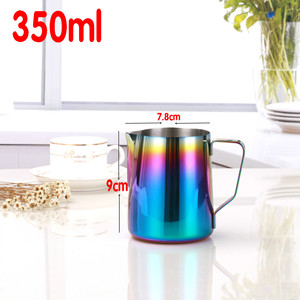 Pichet à Latte Art en Acier Inoxydable Kafei Shi 350ml 600ml, Mug pour Mousse de Lait, Équipement à Café - Product Image 2