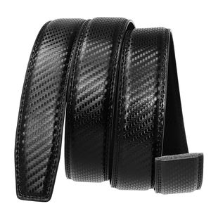 Cinturón de cuero dividido informal de 3,5 cm de ancho sin automático para hebilla Material de piel de vaca con aleación para hebilla - Product Image 2