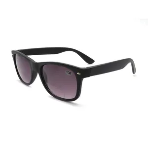 Wholesale new arrival classic plastic frame bifocal reading sunglasses