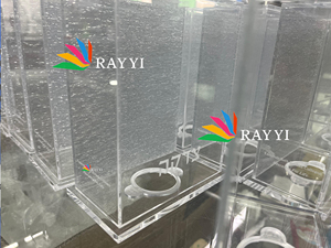 RAY YI Custom Wholesale Classic Crystal 20mm Thickness <strong>Acrylic</strong> Chanukah Hadlokas Neiros <strong>Block</strong> - Product Image 6