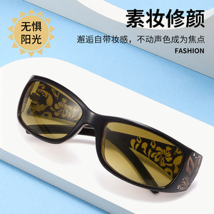 Gafas de Sol para Mujer Más Vendidas Transfronterizas, Protección UV400, Montura de PC, Tipo de Montura Completa, 3 Lentes de Sol YC111 - Product Image 4